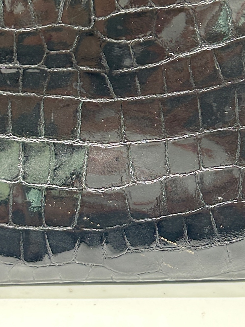 Paloma Picasso Vintage Black Snakeskin Print Leather Crossbody Bag Purse 🌺🌺 - Picture 14 of 14